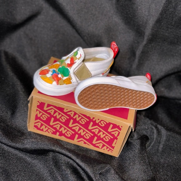SLIP ON VANS (HARIBO CHECKERBOARD DESIGN) - Picture 2 of 2